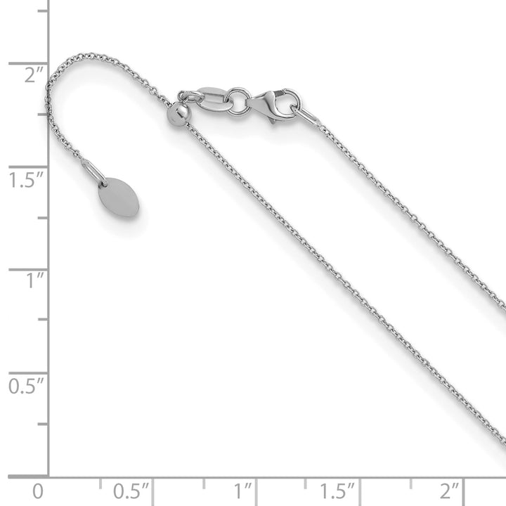 Gold 1.1mm Cable Chain, 18"