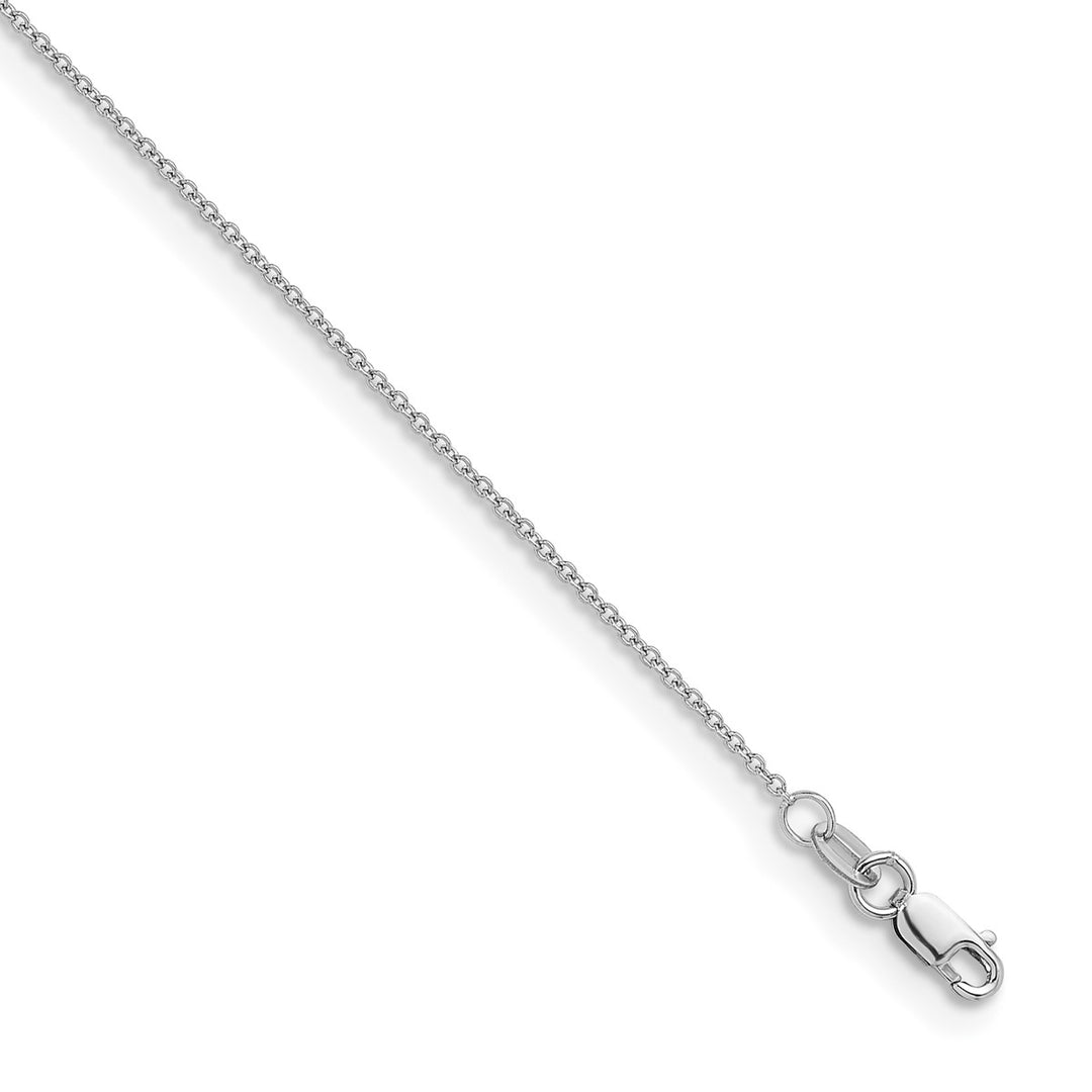Gold 1.5mm Cable Anklet, 9"