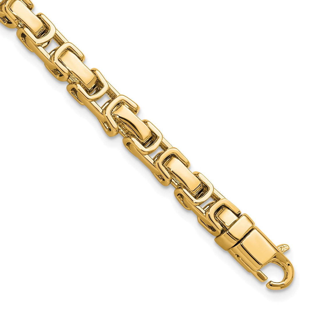 Gold 5mm Byzantine Chain, 8"