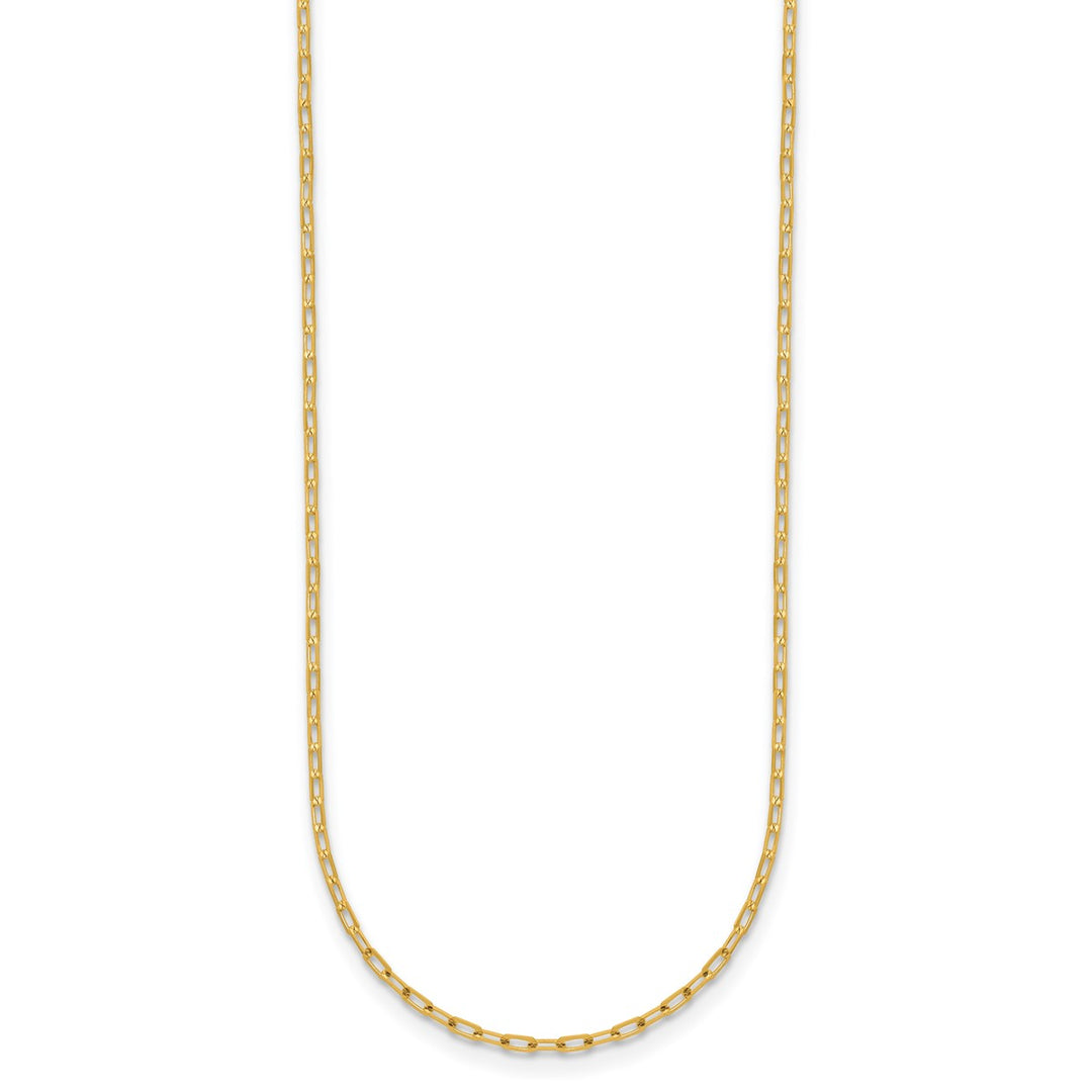 Gold 1.2mm Cable Chain, 22