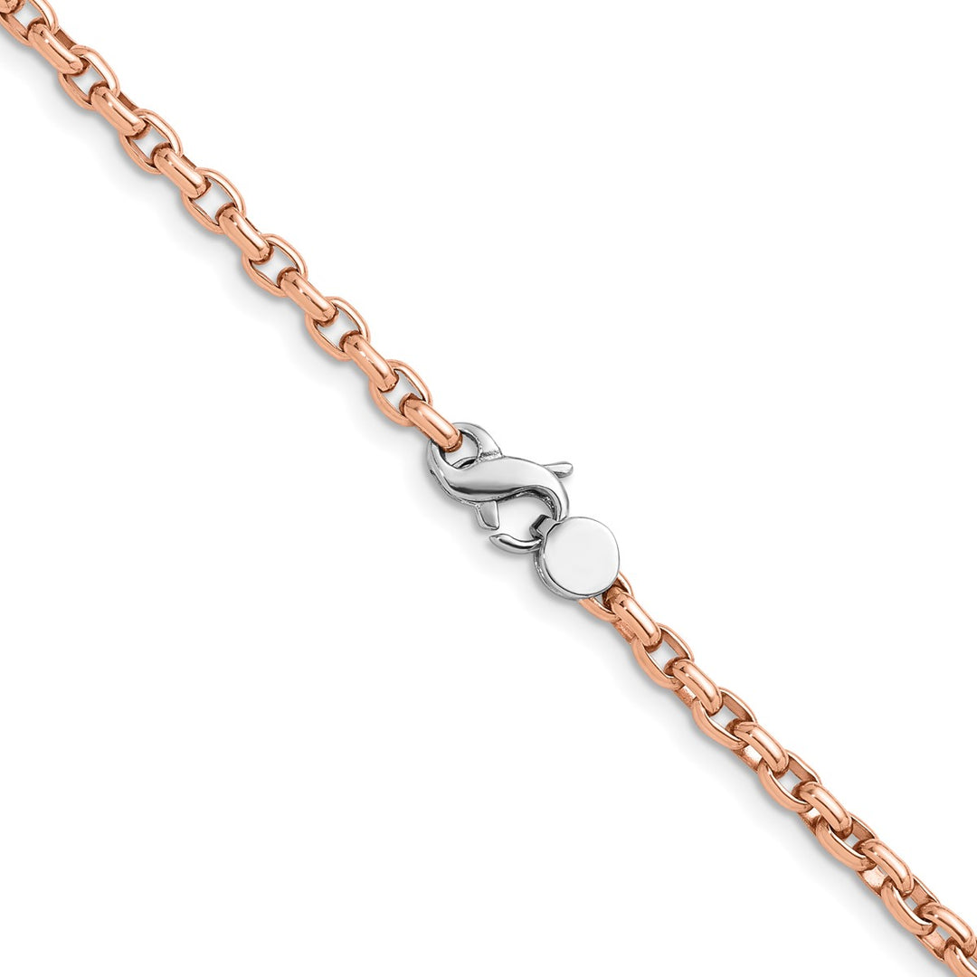 Gold 3.5mm Open Link Chain, 18