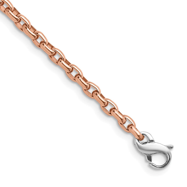 Gold 3.5mm Open Link Chain, 18"