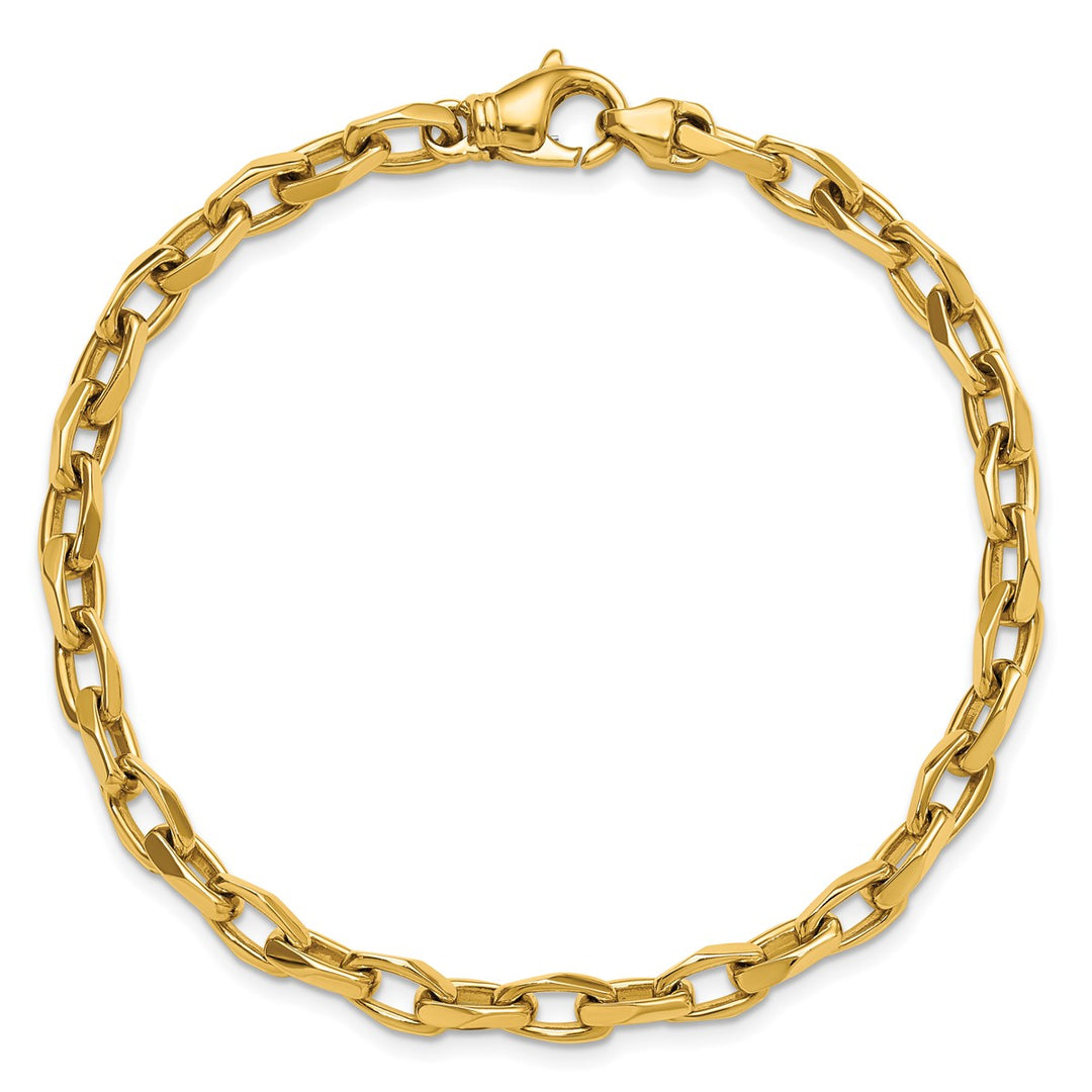 Gold 5mm Open Link Chain, 8