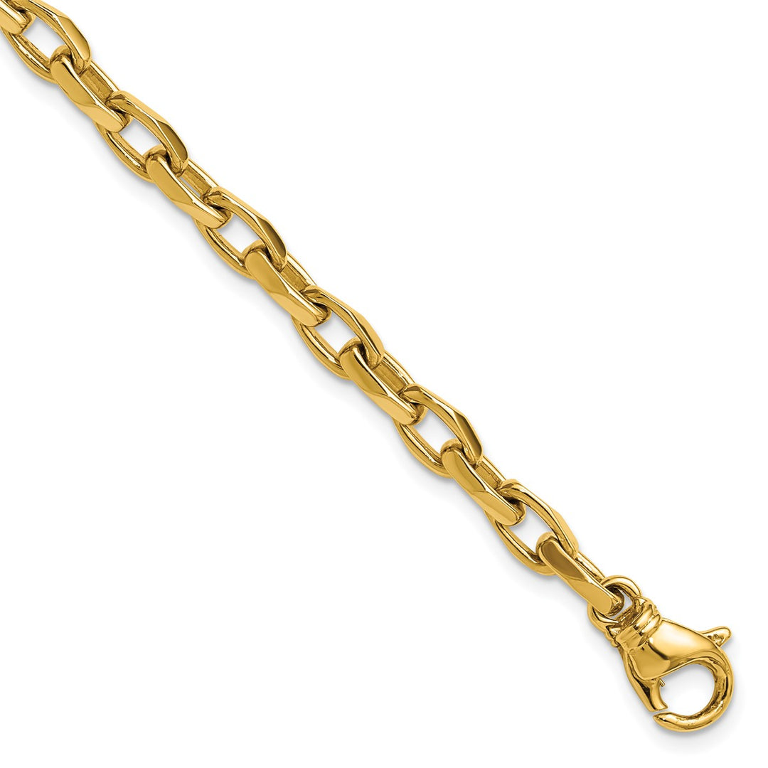 Gold 5mm Open Link Chain, 8"