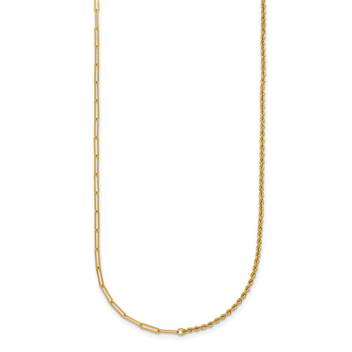 Gold 1.8mm Rope Chain, 16"