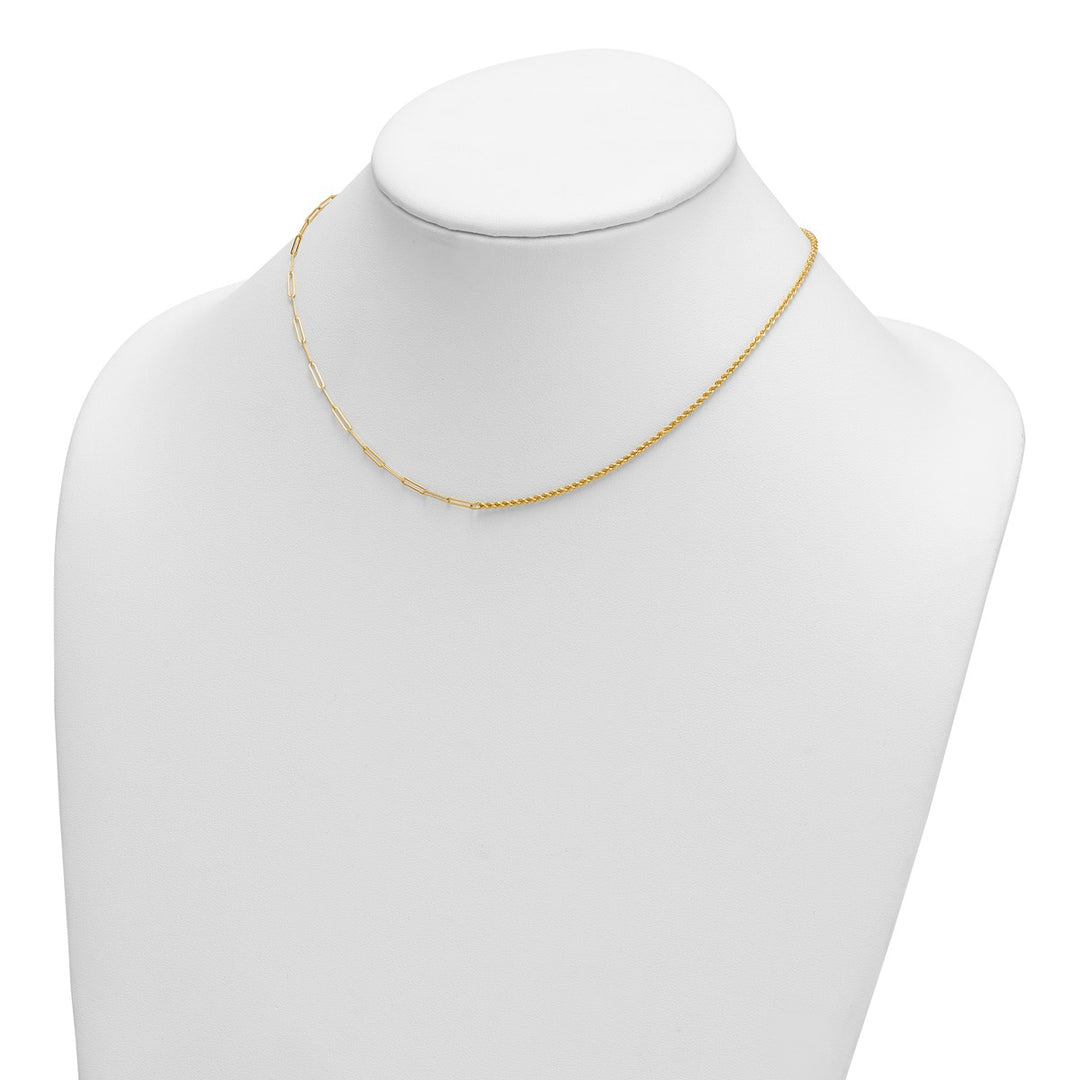 Gold 1.8mm Rope Chain, 16