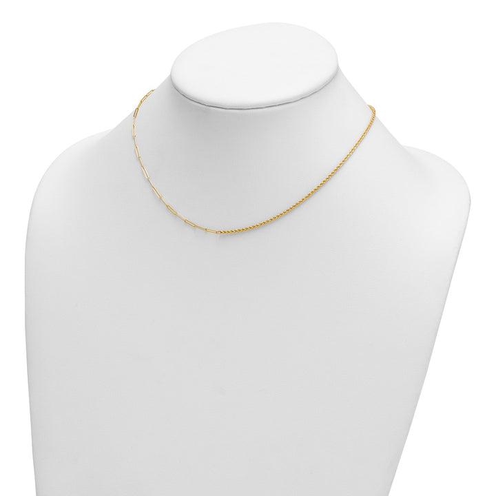 Gold 1.8mm Rope Chain, 16"