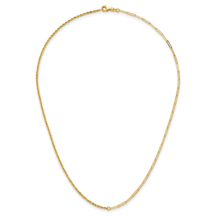 Gold 1.8mm Rope Chain, 16"