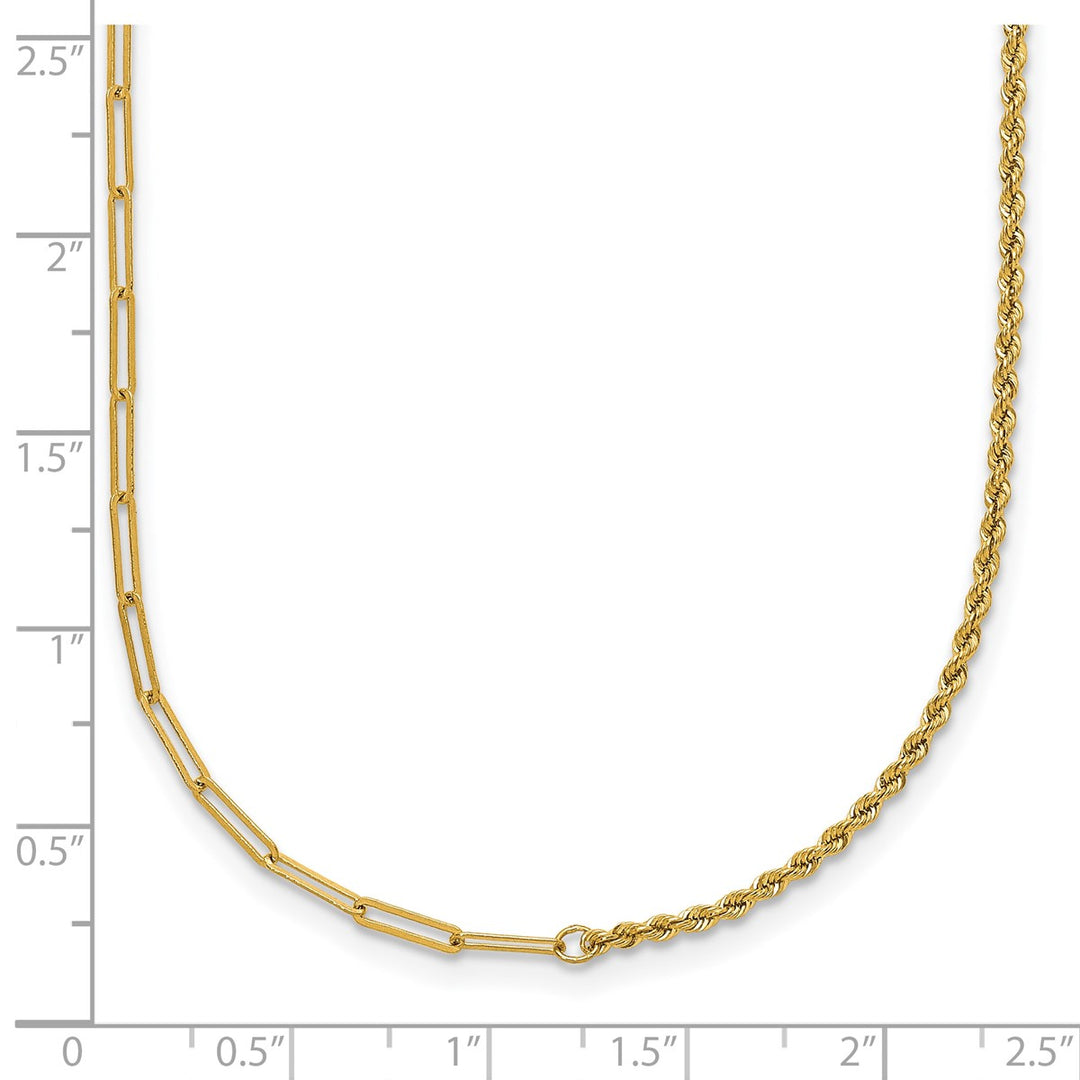 Gold 1.8mm Rope Chain, 16