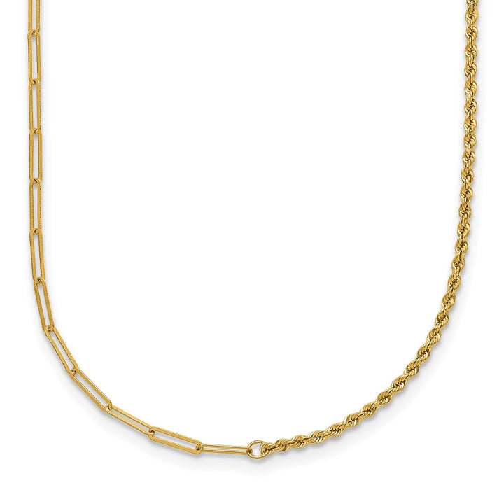 Gold 1.8mm Rope Chain, 16"