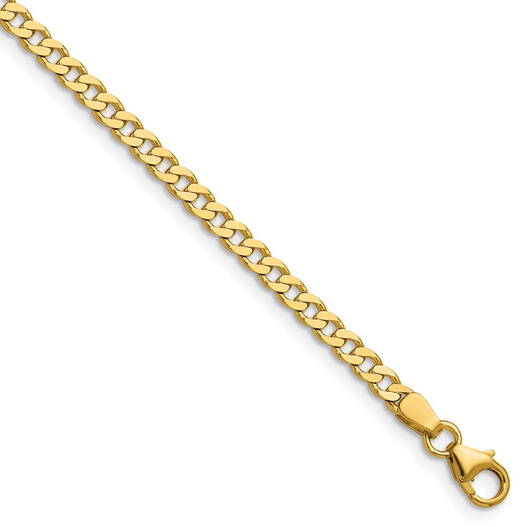 Gold 3.1mm Curb Chain, 22"