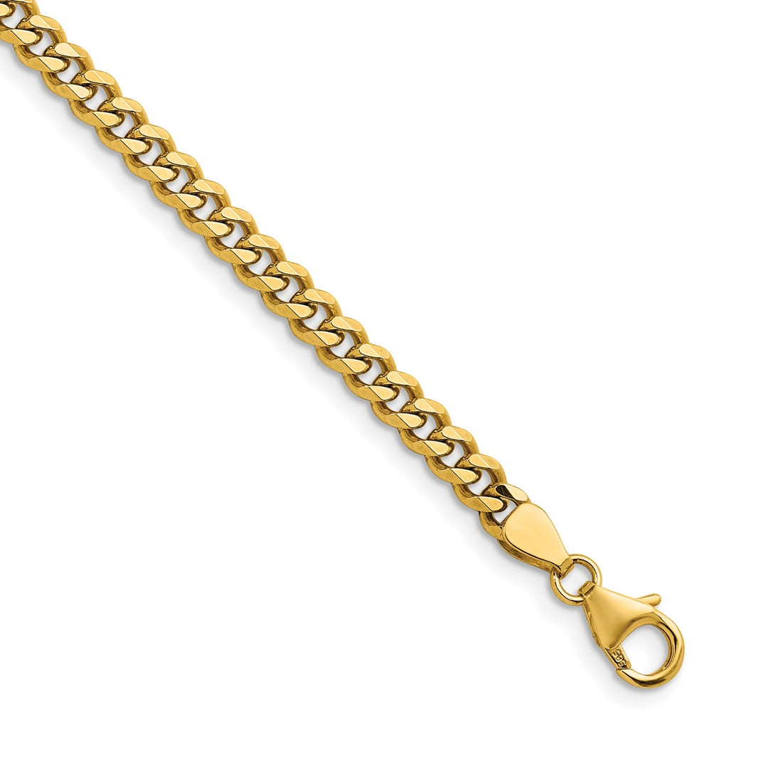Gold 4.2mm Curb Chain, 22