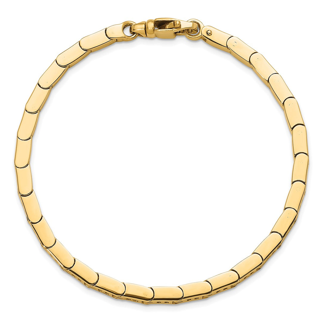 Gold 3.75mm Fancy Bracelet, 8