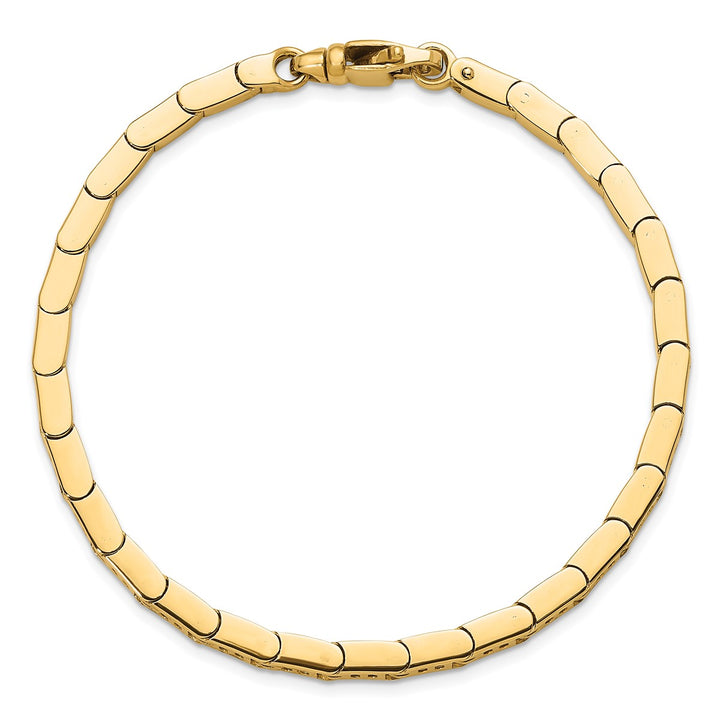 Gold 3.75mm Fancy Bracelet, 8"