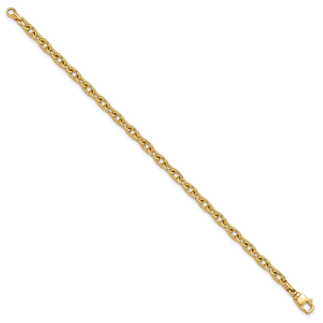 Gold 4.8mm Cable Bracelet, 7.75