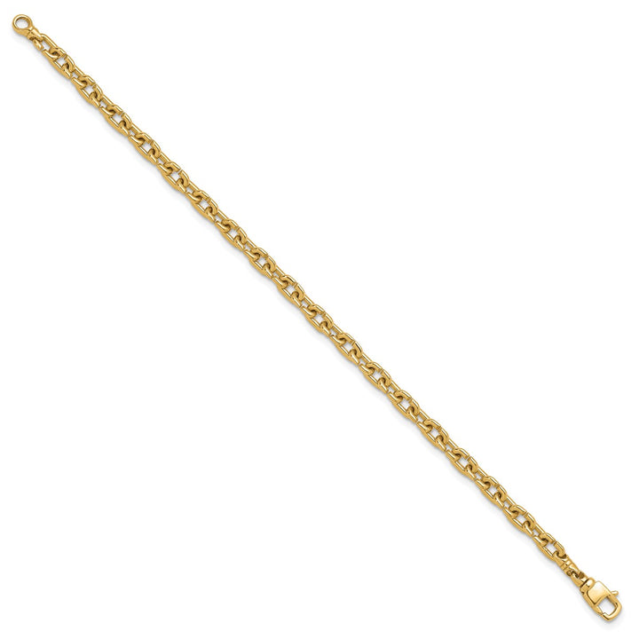 Gold 4.8mm Cable Bracelet, 7.75"