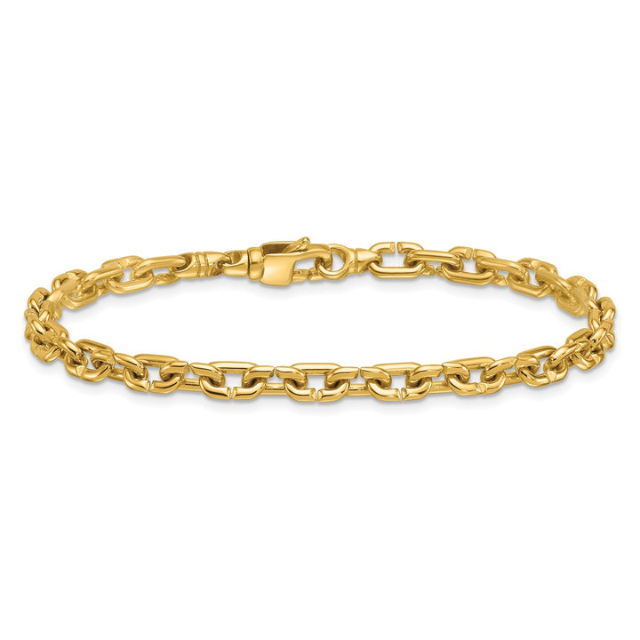 Gold 4.8mm Cable Bracelet, 7.75"
