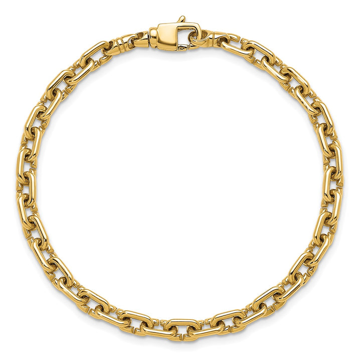 Gold 4.8mm Cable Bracelet, 7.75"