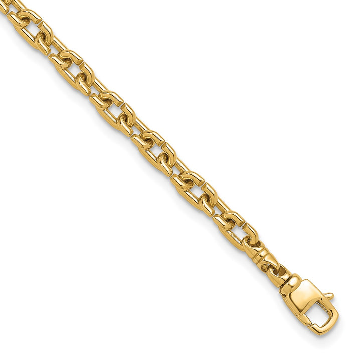 Gold 4.8mm Cable Bracelet, 7.75"