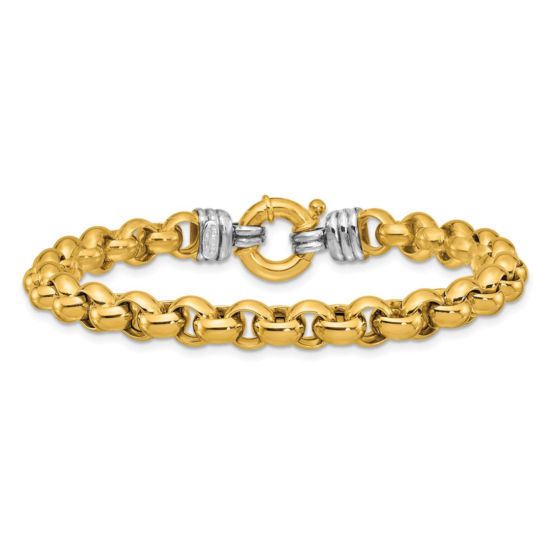 Gold 7mm Rolo Bracelet, 7.5