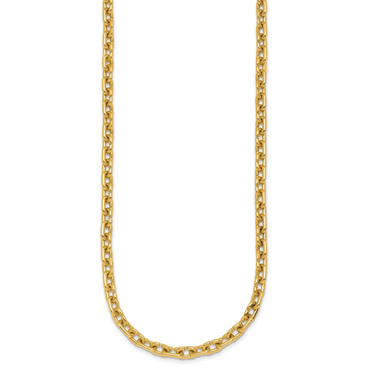 Gold 4.8mm Cable Necklace, 19.75"