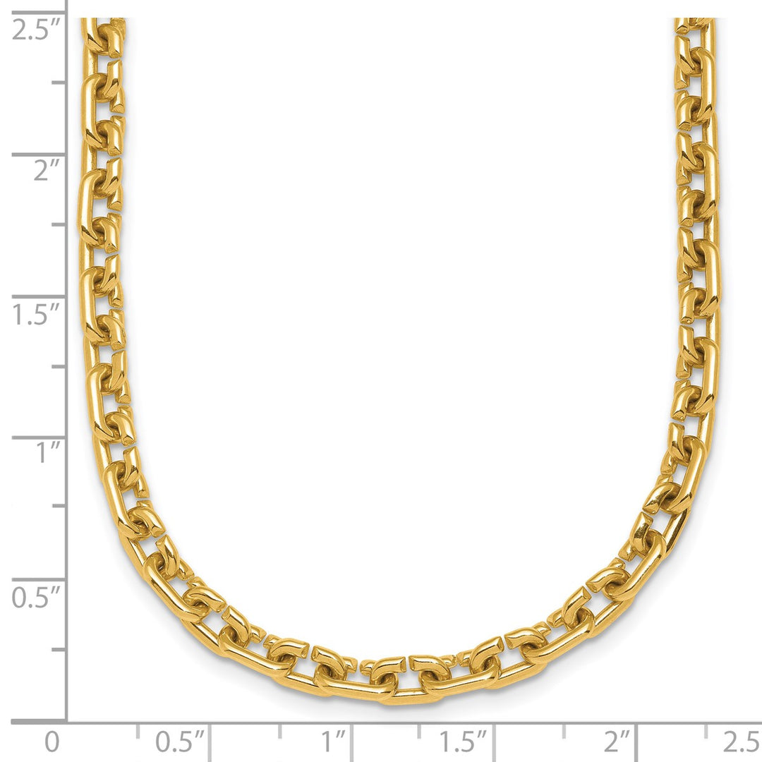 Gold 4.8mm Cable Necklace, 19.75