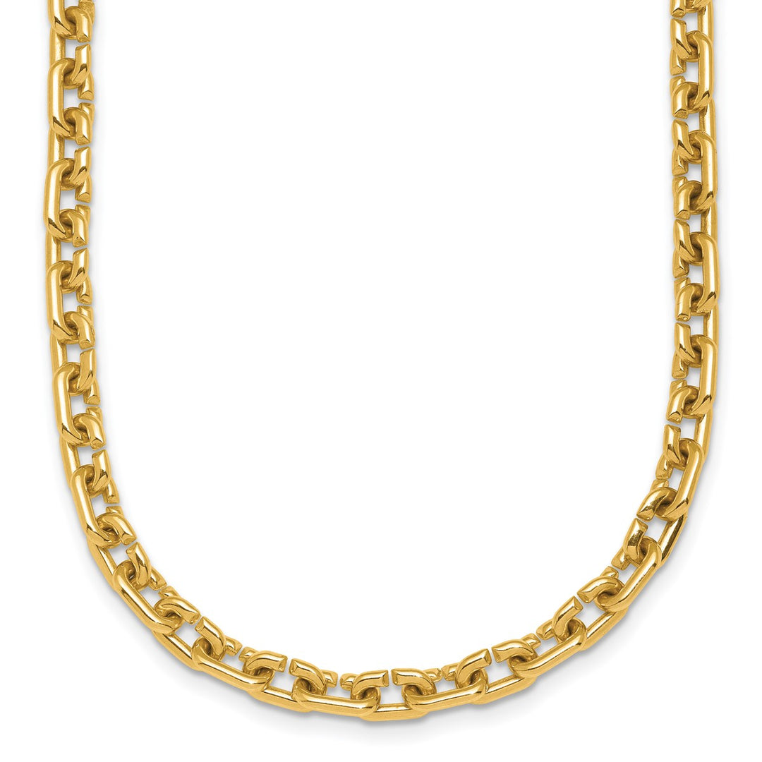 Gold 4.8mm Cable Necklace, 19.75"