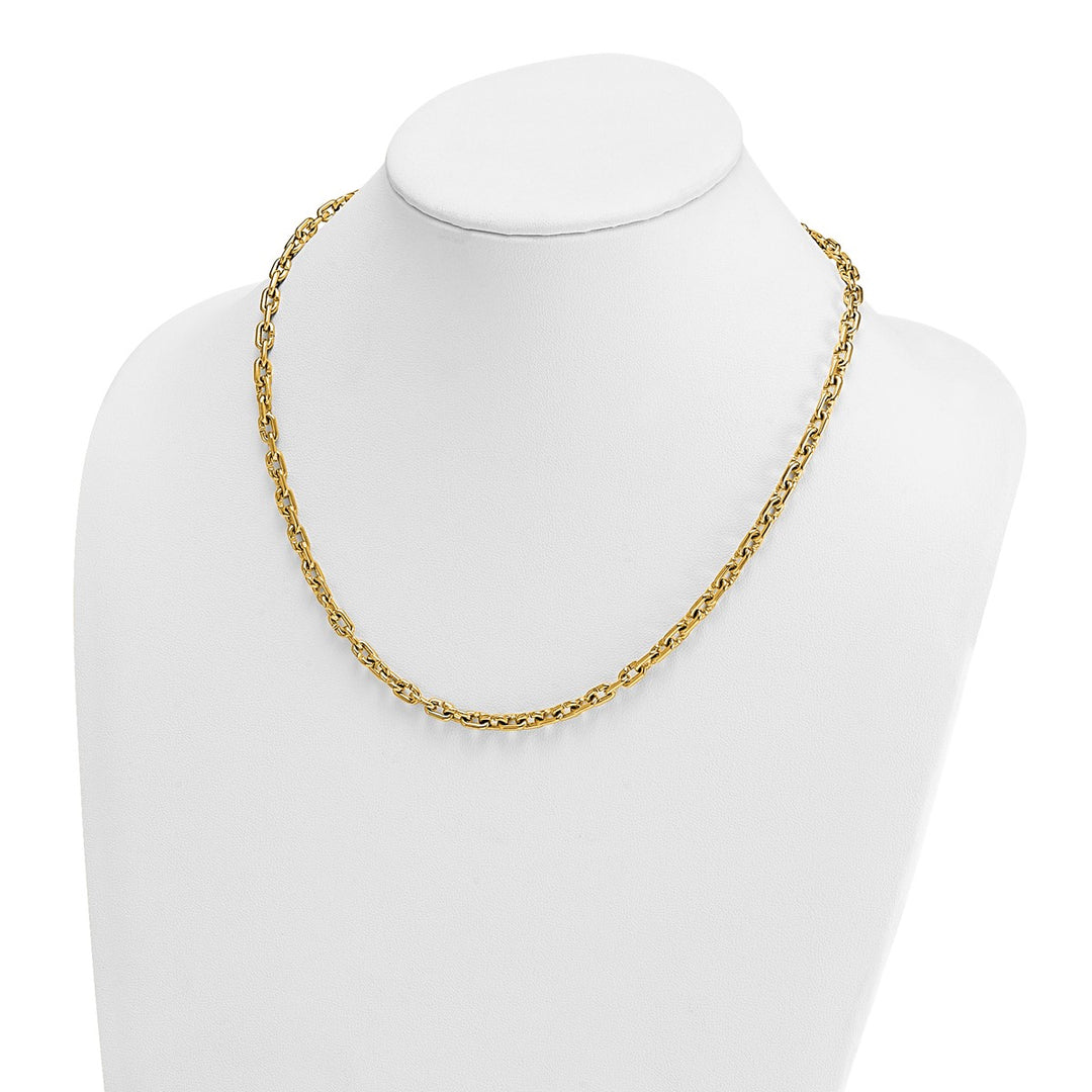 Gold 4.8mm Cable Necklace, 19.75