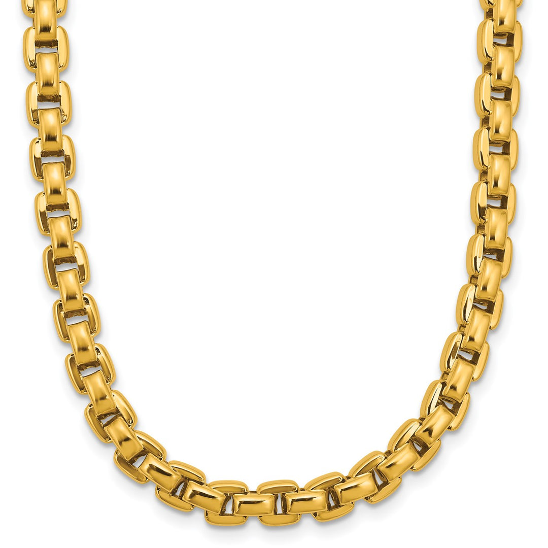 Gold 5mm Box Necklace, 20"