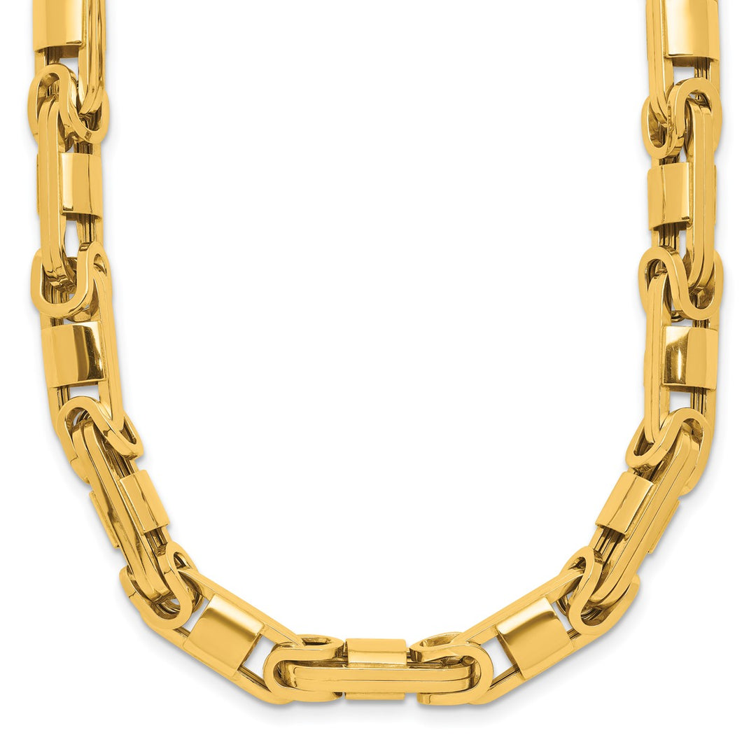 Gold 6.75mm Byzantine Necklace, 20"