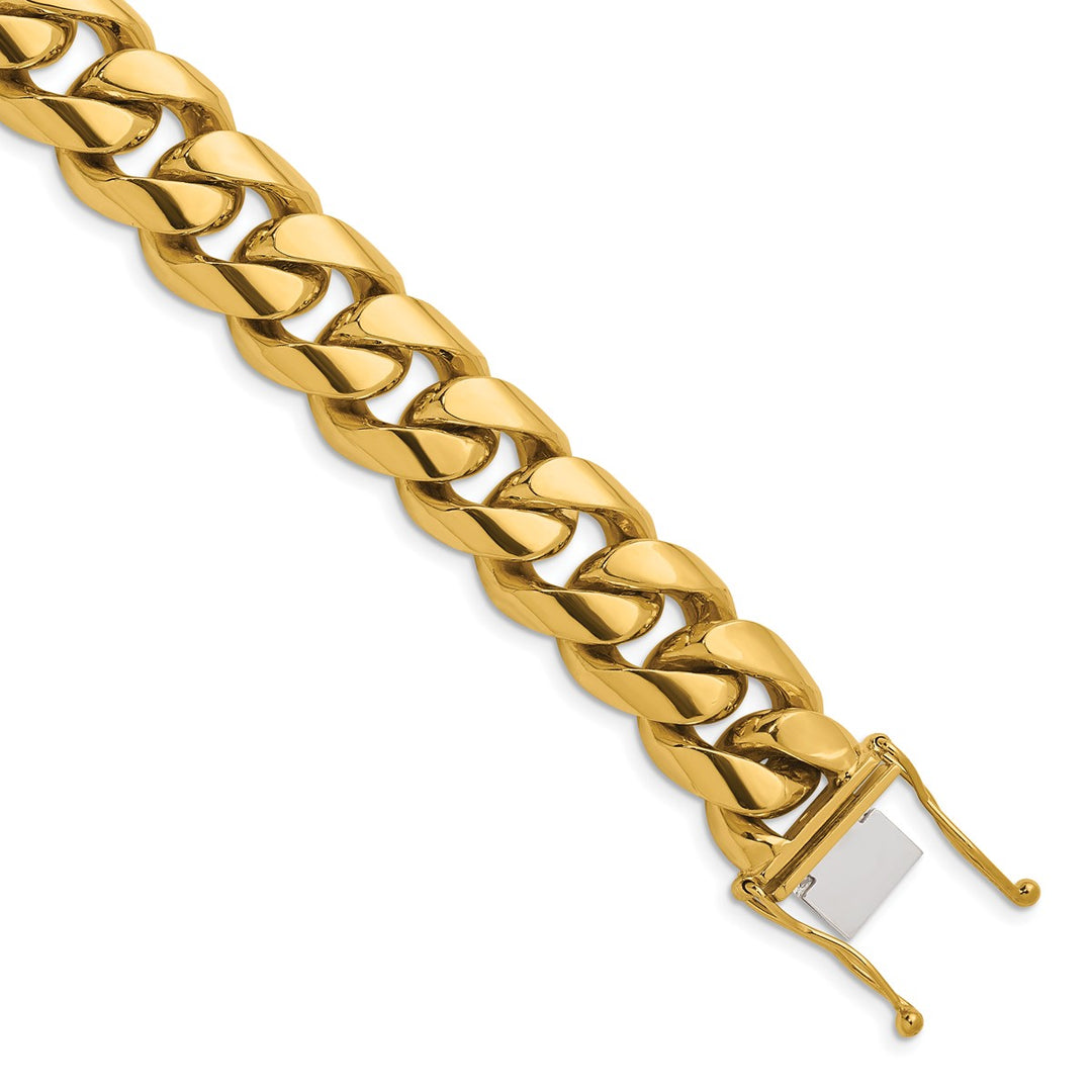 Gold 15.4mm Curb Chain