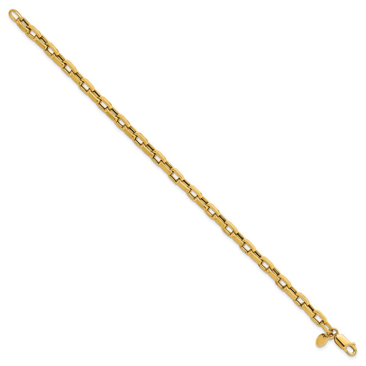 Gold 4.6mm Cable Bracelet, 7.5"