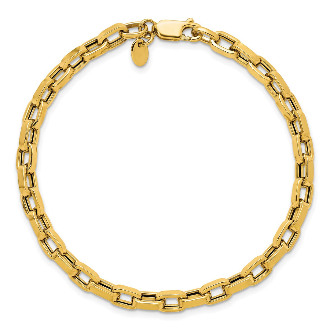 Gold 4.6mm Cable Bracelet, 7.5