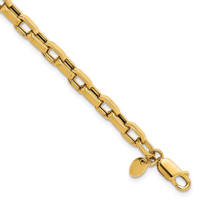 Gold 4.6mm Cable Bracelet, 7.5"