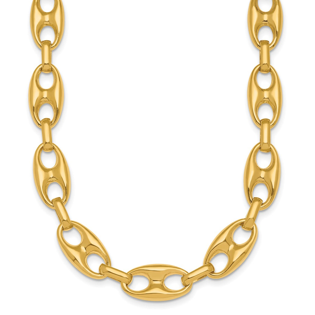 Gold 10mm Anchor Chain, 20"