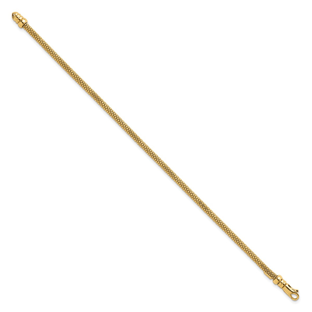 Gold 3mm Mesh Bracelet, 7.5