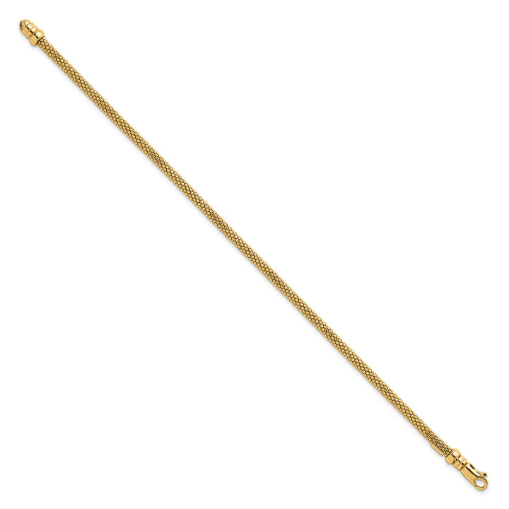 Gold 3mm Mesh Bracelet, 7.5"