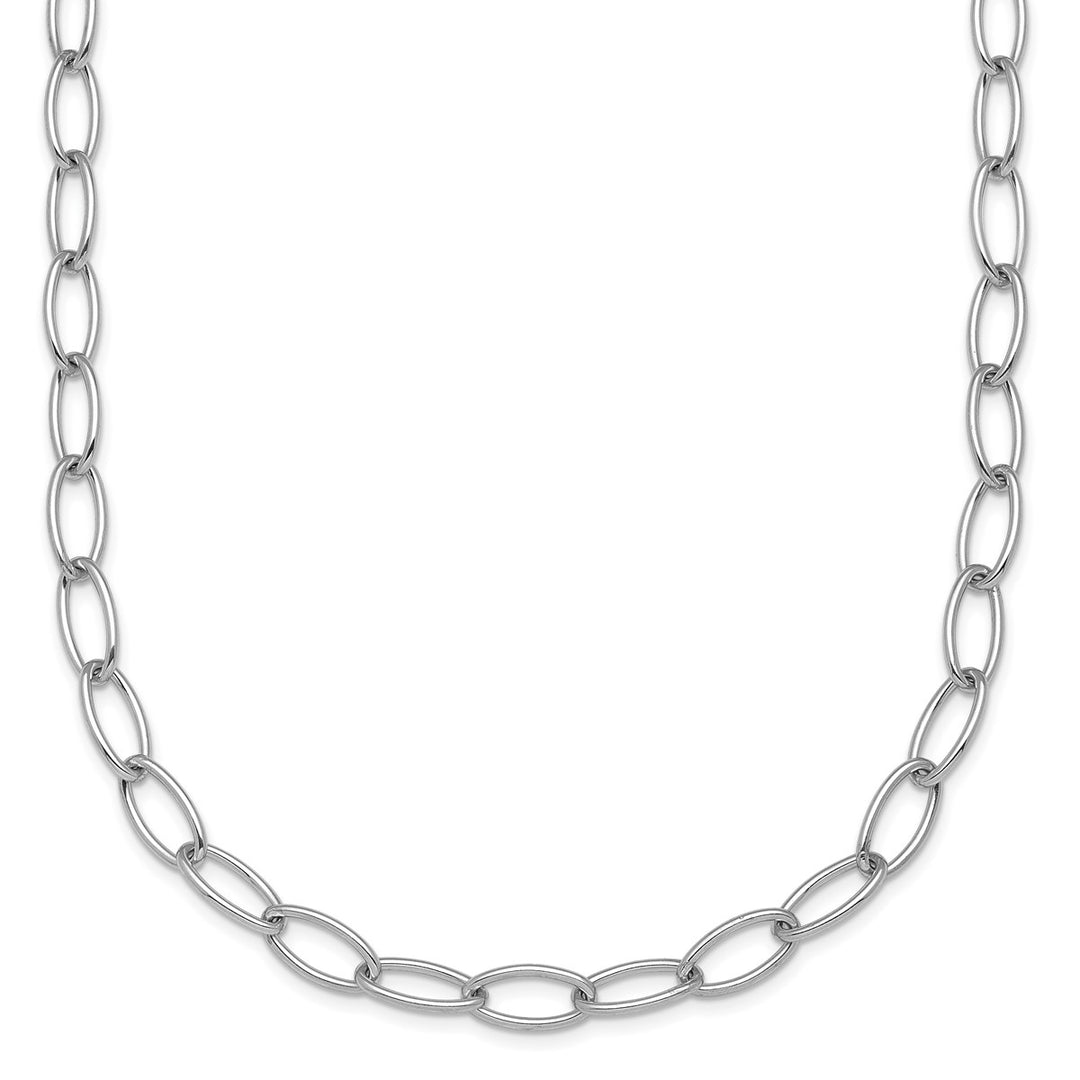 Gold 4.5mm Open Link Necklace, 16"