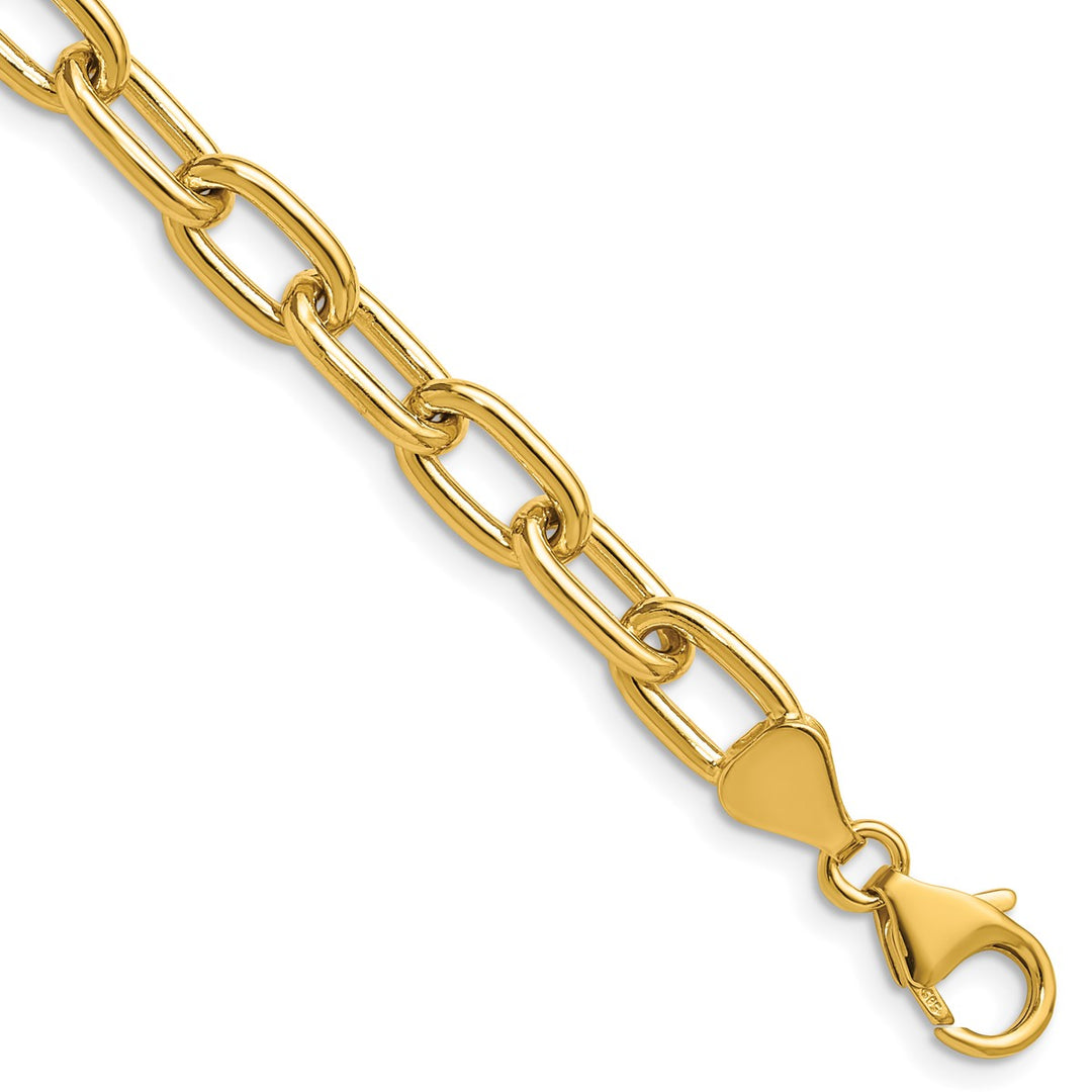 Gold 6.5mm Cable Chain, 22