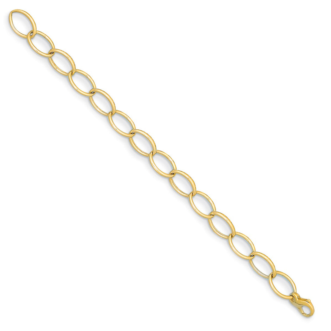 Gold 12mm Open Link Chain, 7.5