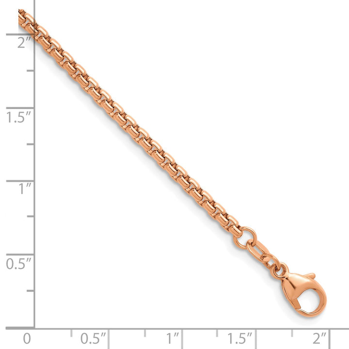 Gold 2.7mm Box Chain, 24"