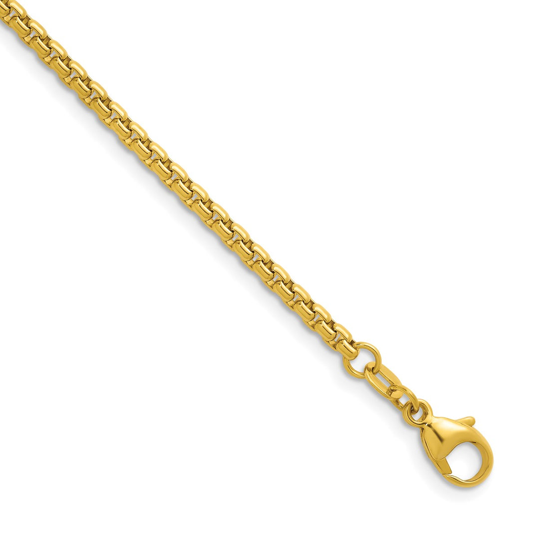 Gold 2.7mm Box Chain, 22"
