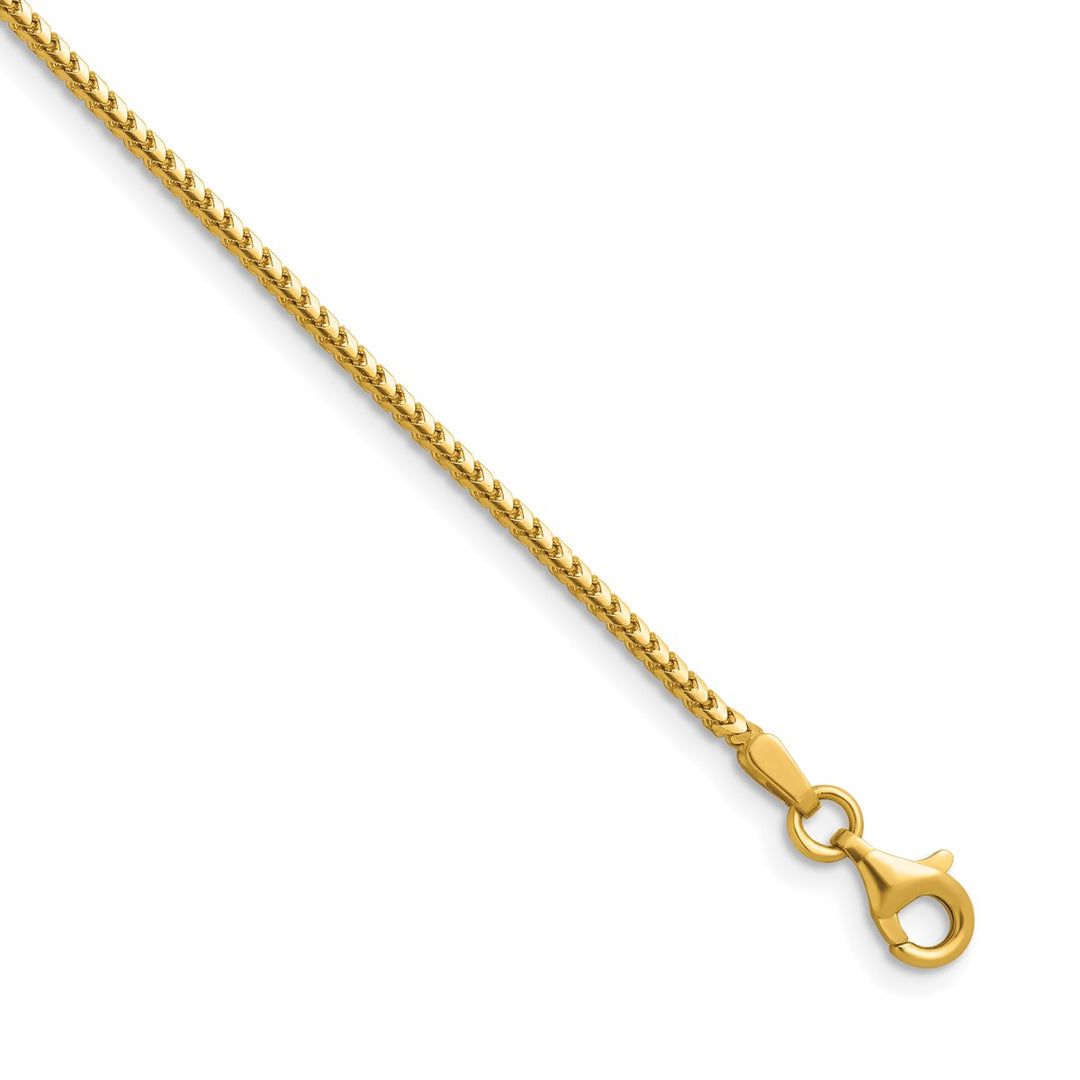Gold 2 Franco Bracelet, 8"