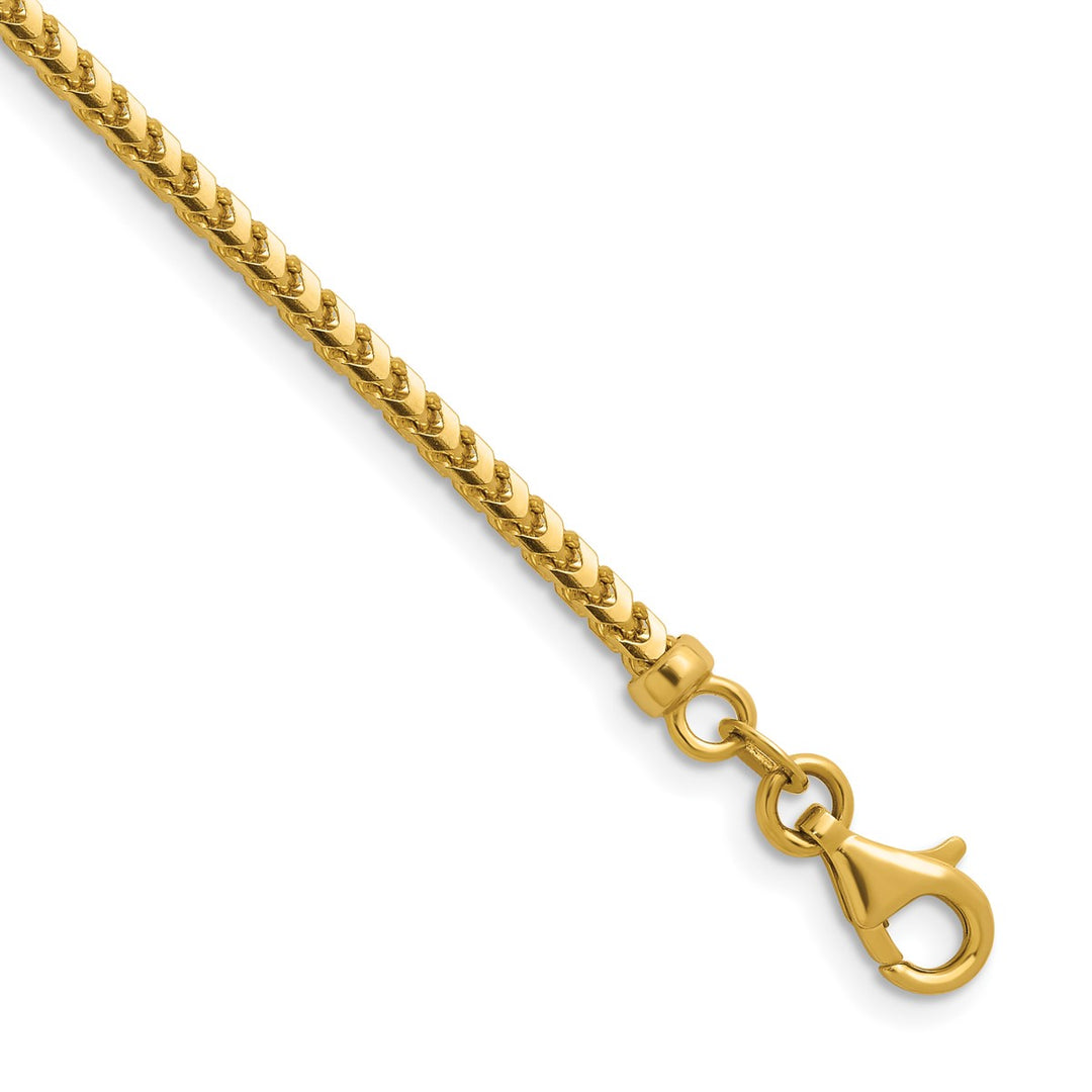 Gold 2.4mm Franco Chain, 22"