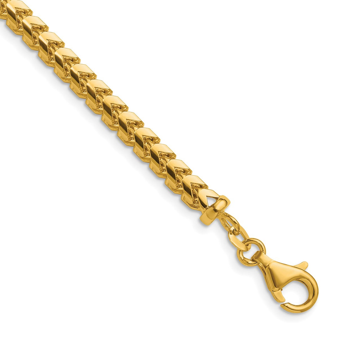 Gold 4.25mm Franco Chain, 22"