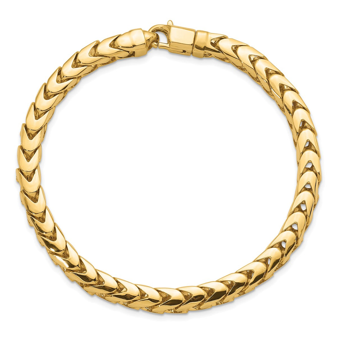 Gold 6mm Franco Chain, 8