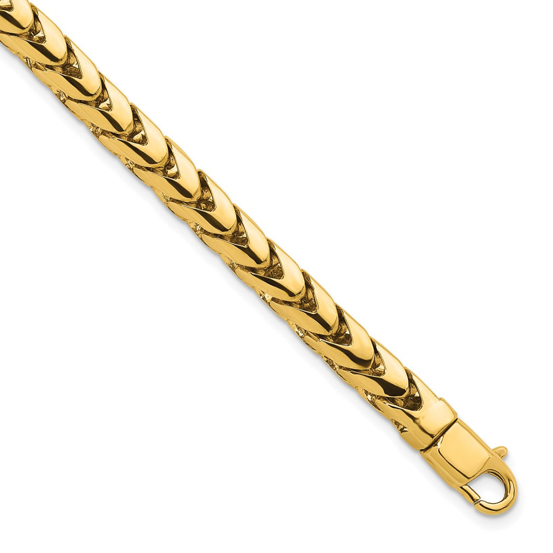 Gold 6mm Franco Chain, 8"