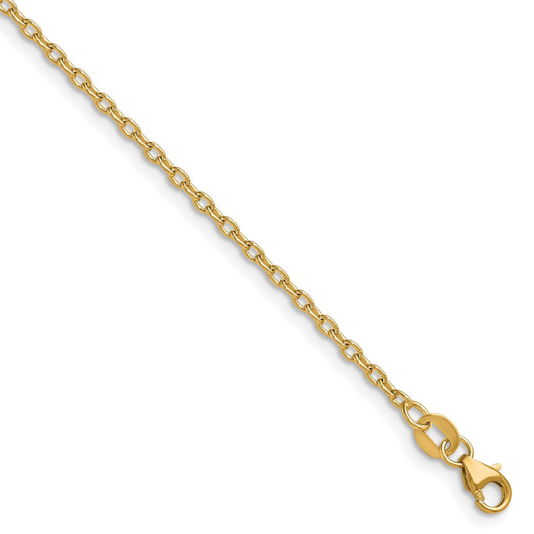 Gold 1.75mm Cable Chain, 22"