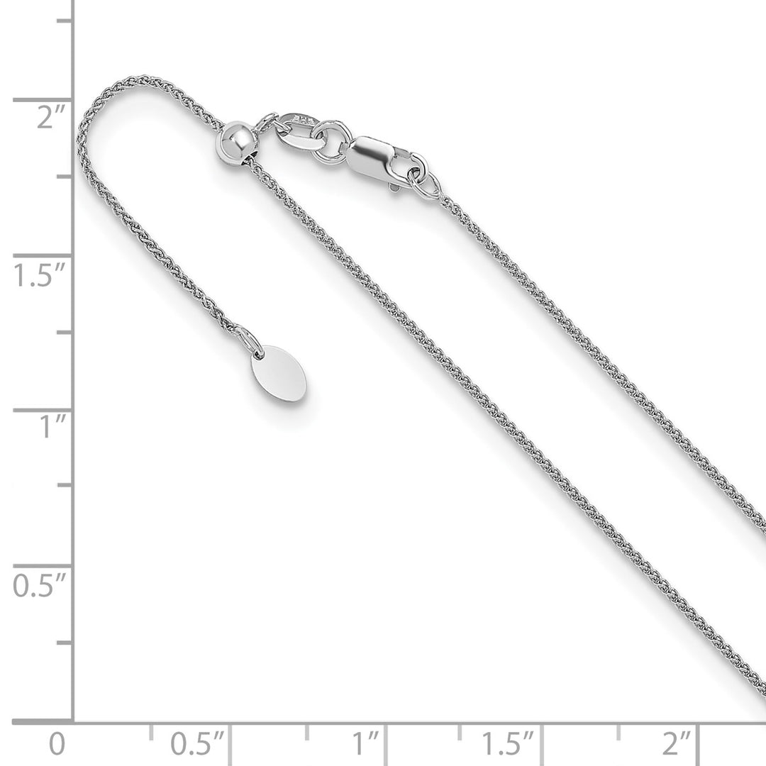 Gold 1.1mm Spiga (Wheat) Chain, 18