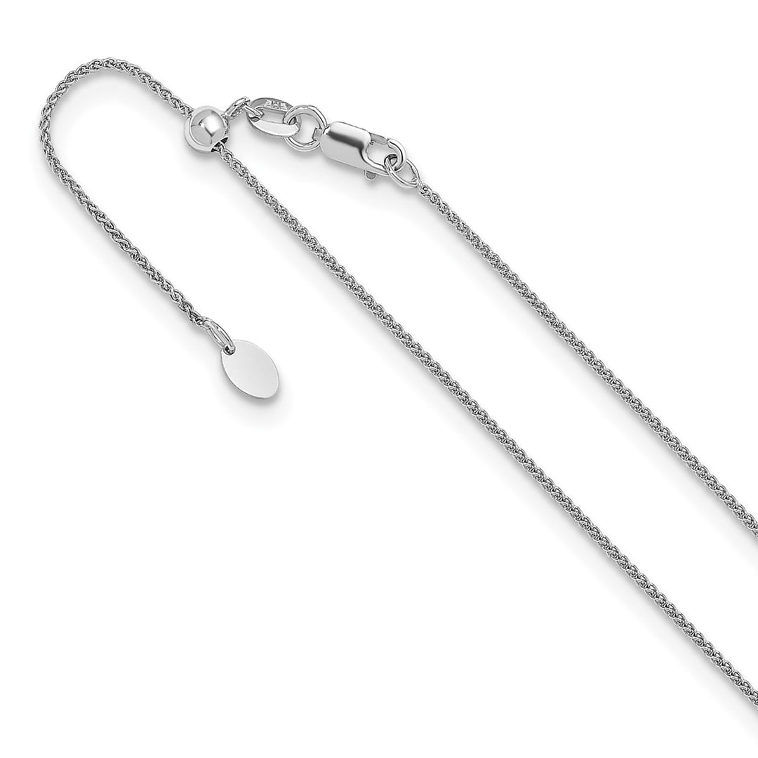 Gold 1.1mm Spiga (Wheat) Chain, 18"